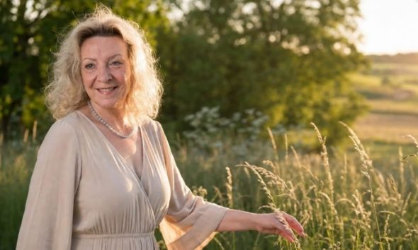 Dagmar Gierling draußen in der Natur
